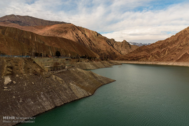 Lowering water levels concerning Tehran  