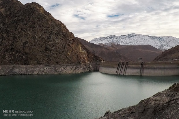 Lowering water levels concerning Tehran  