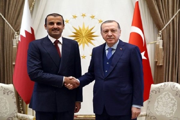 صدر اردوغان کی قطر کے بادشاہ سے ملاقات