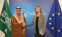  Mogherini, Jubeir discuss Iran nuclear deal