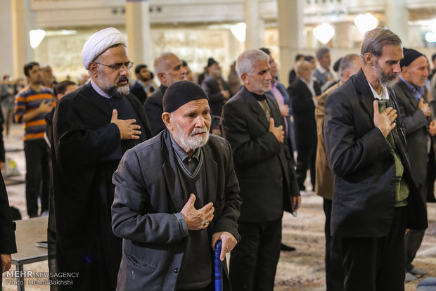 مراسم بزرگداشت جان باختگان نفتکش سانچی در قم