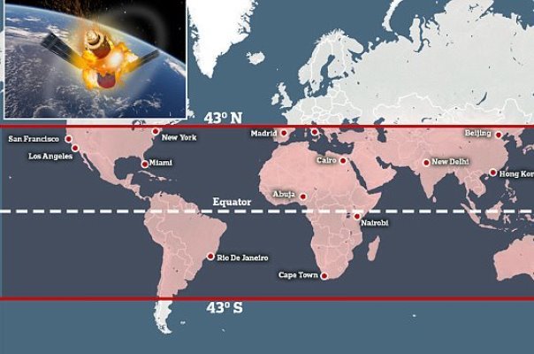 ایستگاه فضایی چین ۳ ماه دیگر به زمین برخورد می‌کند