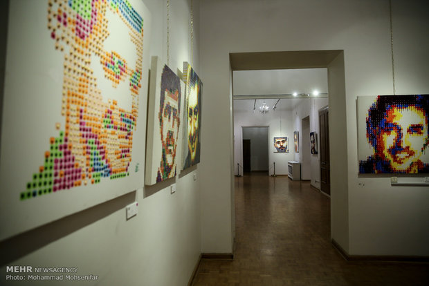 Exhibition of Iranian athlete portraits, Tehran