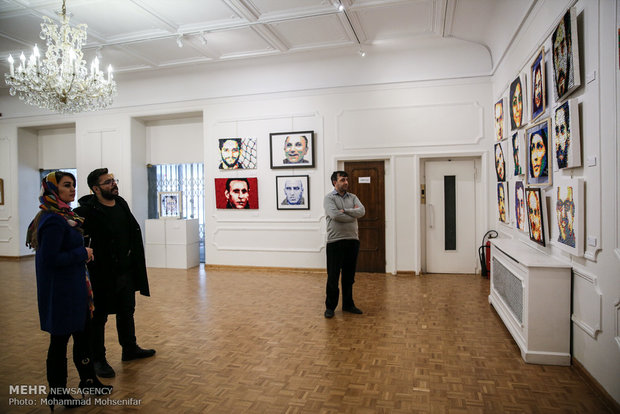 Exhibition of Iranian athlete portraits, Tehran