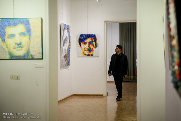 Exhibition of Iranian athlete portraits, Tehran