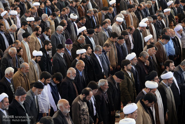 اقامه نماز باران در قم‎
