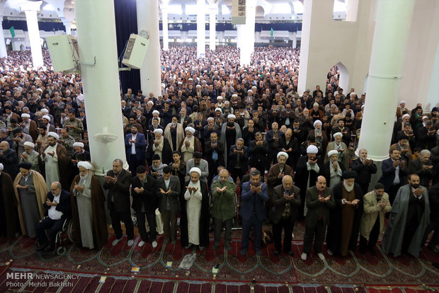 اقامه نماز باران در قم‎