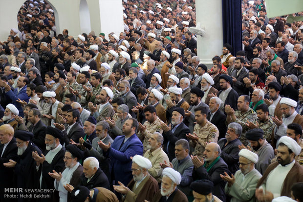 اقامه نماز باران در قم‎