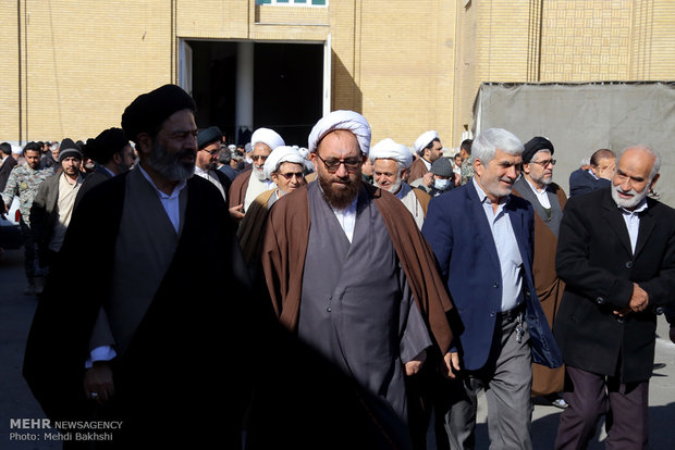 اقامه نماز باران در قم‎