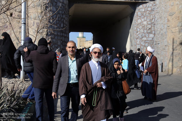 اقامه نماز باران در قم‎