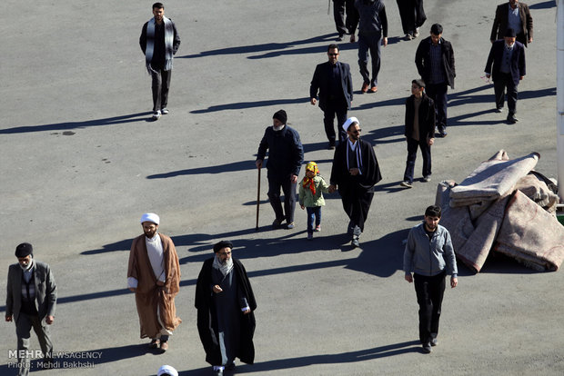 اقامه نماز باران در قم‎