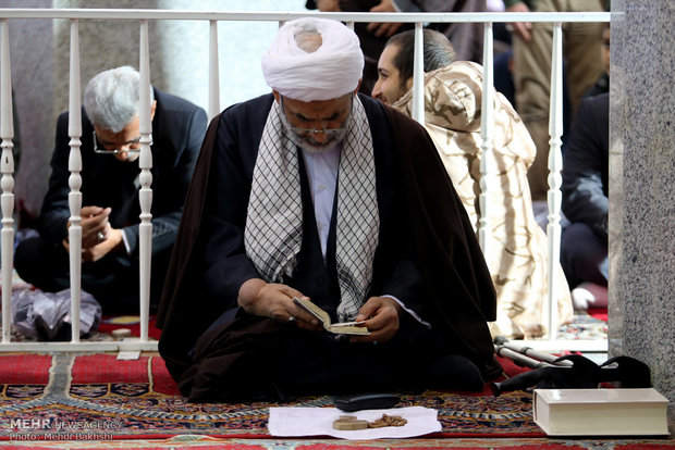 اقامه نماز باران در قم‎