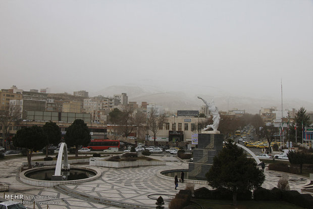 آلودگی هوای سنندج‎