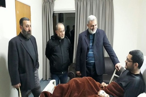 عیادت نمایندگان سفارت ایران در بیروت از «حمدان»