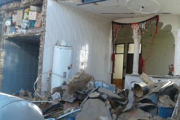 انفجار گاز منزل مسکونی در روستای «گاوکش» شهرستان دلفان