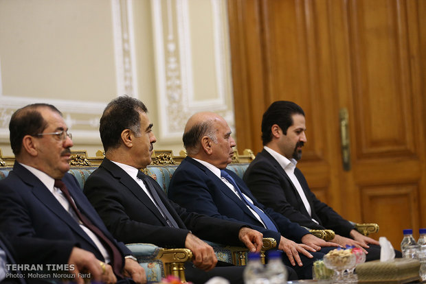 Larijani meets KRG prime minister in Tehran 