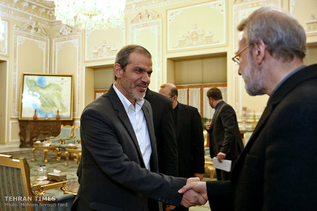 Larijani meets KRG prime minister in Tehran 