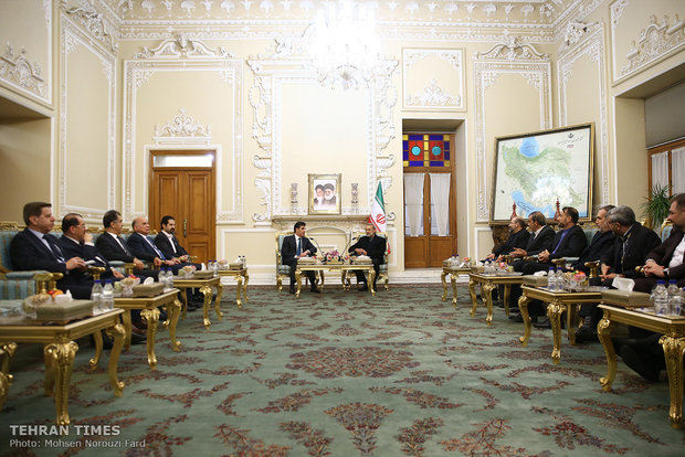 Larijani meets KRG prime minister in Tehran 