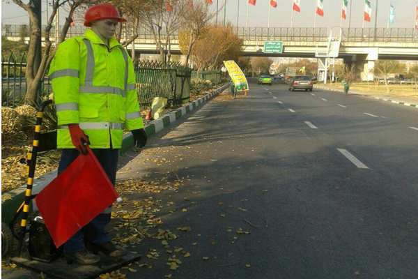 استفاده از ربات همکار در فعالیت های زمستانه جنوب تهران