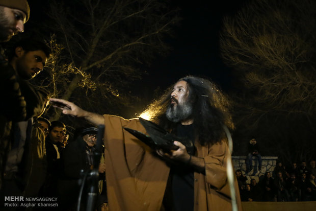 Street performances of Fajr Theater Festival