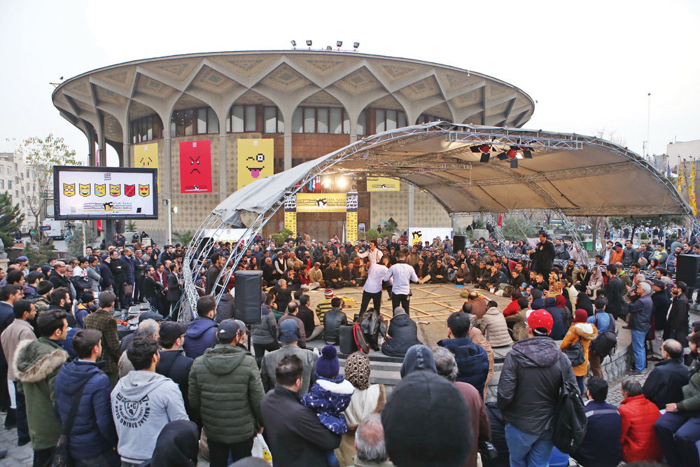 Fajr street performance