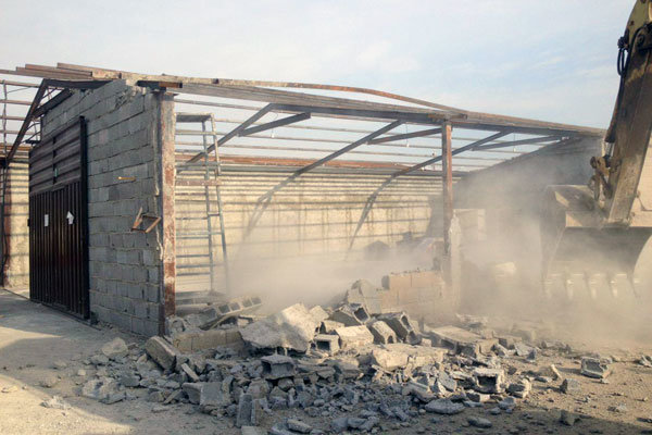 ۸۰۵ بنای غیرمجاز در اراضی کشاورزی آذربایجان غربی تخریب شد