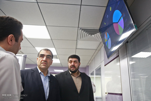 آیین افتتاح ساختمان مرکز اورژانس ۱۱۵ تهران