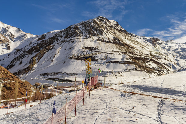 Reduced snowfall in Dizin Ski resort