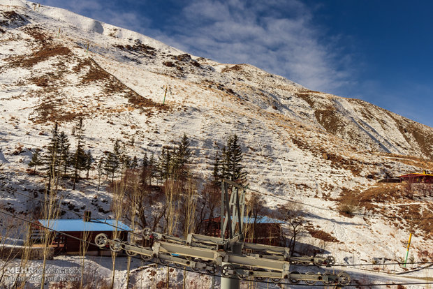 Reduced snowfall in Dizin Ski resort