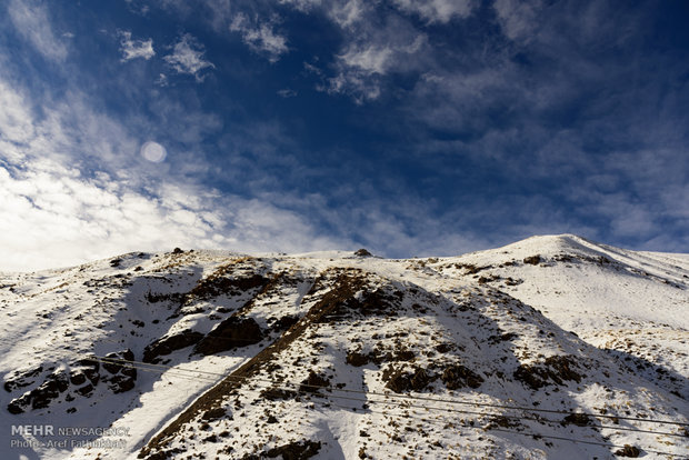 Reduced snowfall in Dizin Ski resort