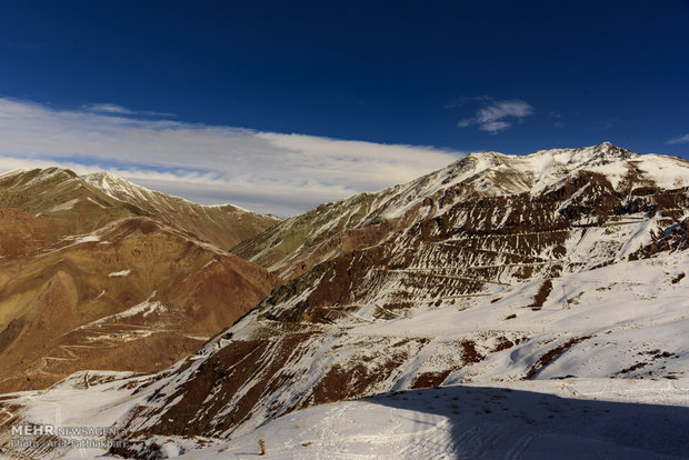 Reduced snowfall in Dizin Ski resort