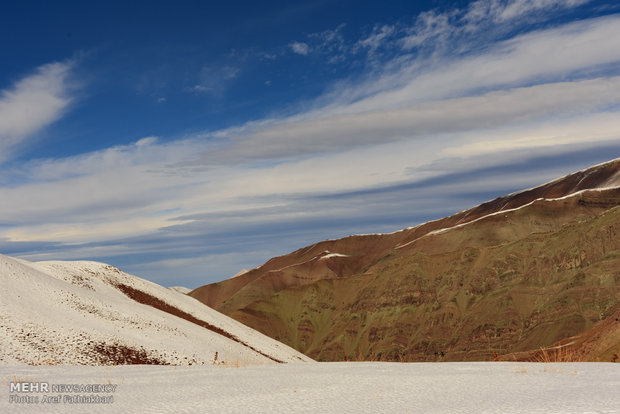 Reduced snowfall in Dizin Ski resort