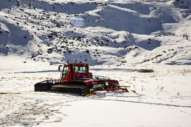 Reduced snowfall in Dizin Ski resort