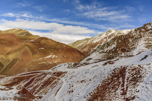 Reduced snowfall in Dizin Ski resort