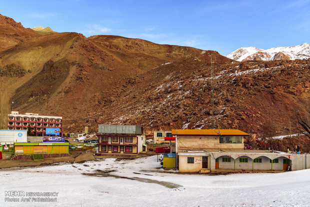 Reduced snowfall in Dizin Ski resort