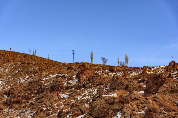 Reduced snowfall in Dizin Ski resort