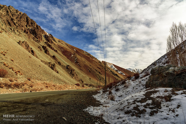 Reduced snowfall in Dizin Ski resort