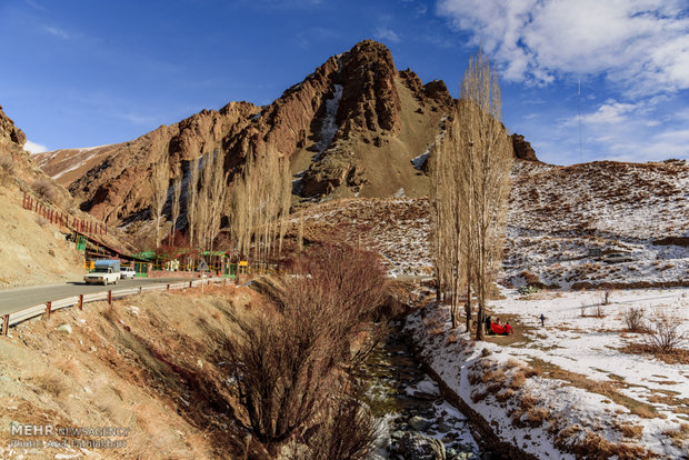 Reduced snowfall in Dizin Ski resort