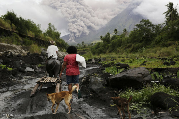 إنفجار بركان "مايون" في الفليبين
