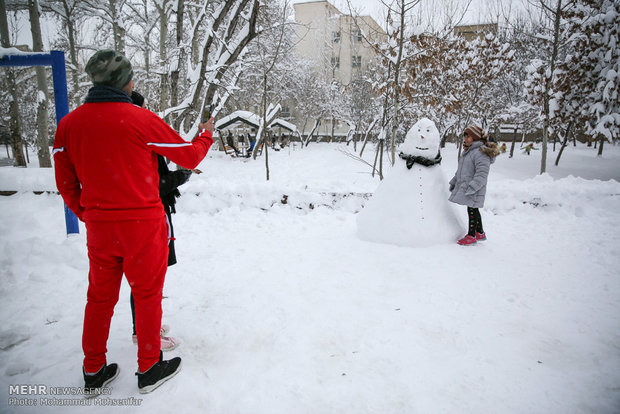 Snow boosts winter tourism in Tehran