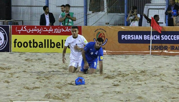 Iran wins Ukraine in 2nd Persian Beach Soccer Cup