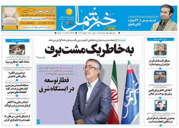 روزنامه های مازندران