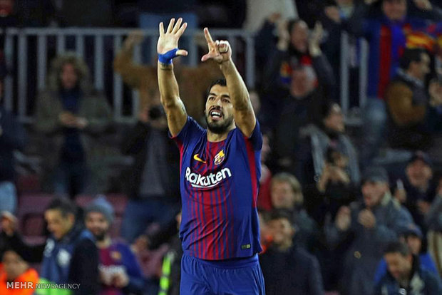 دیدار تیم های فوتبال بارسلونا و آلاوز