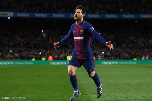 دیدار تیم های فوتبال بارسلونا و آلاوز