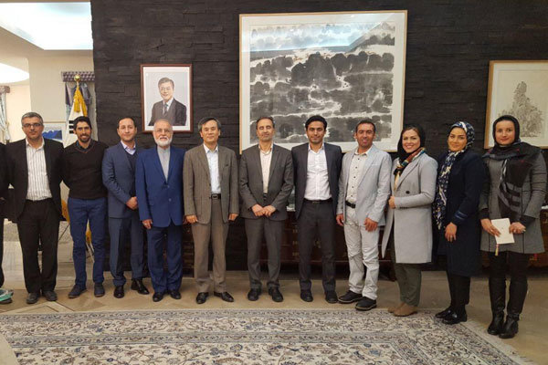دیدار اسکی بازان اعزامی به المپیک زمستانی با سفیر کره جنوبی
