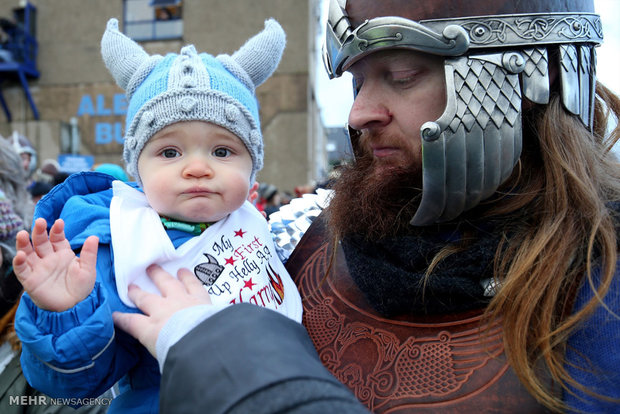 جشنواره وایکینگ ها در اسکاتلند‎