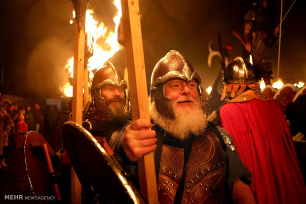 جشنواره وایکینگ ها در اسکاتلند‎