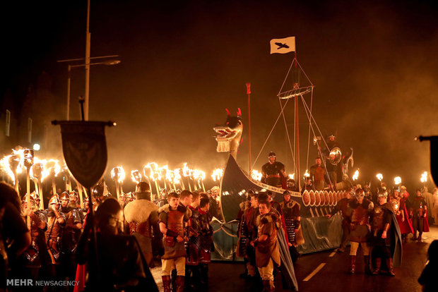 جشنواره وایکینگ ها در اسکاتلند‎