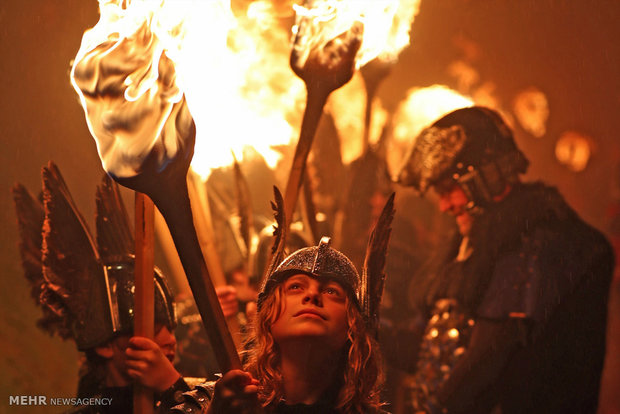 جشنواره وایکینگ ها در اسکاتلند‎