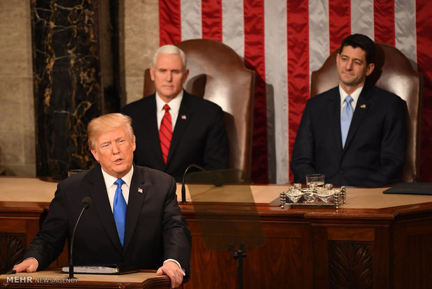 اولین سخنرانی ترامپ در کنگره